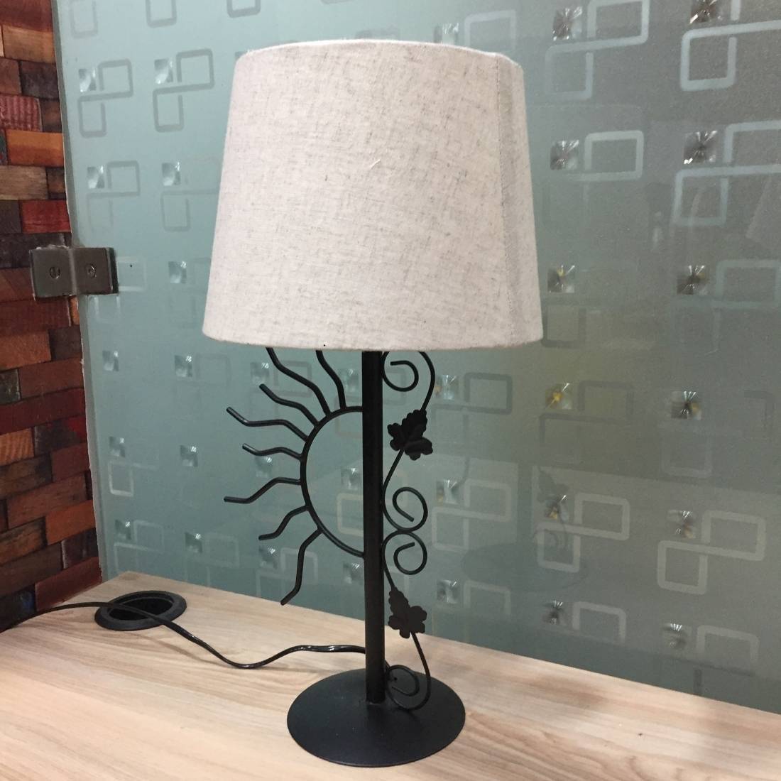 Bedroom Lamp | Side Table Lamp for Living room - 16 Inch - ApkaMart