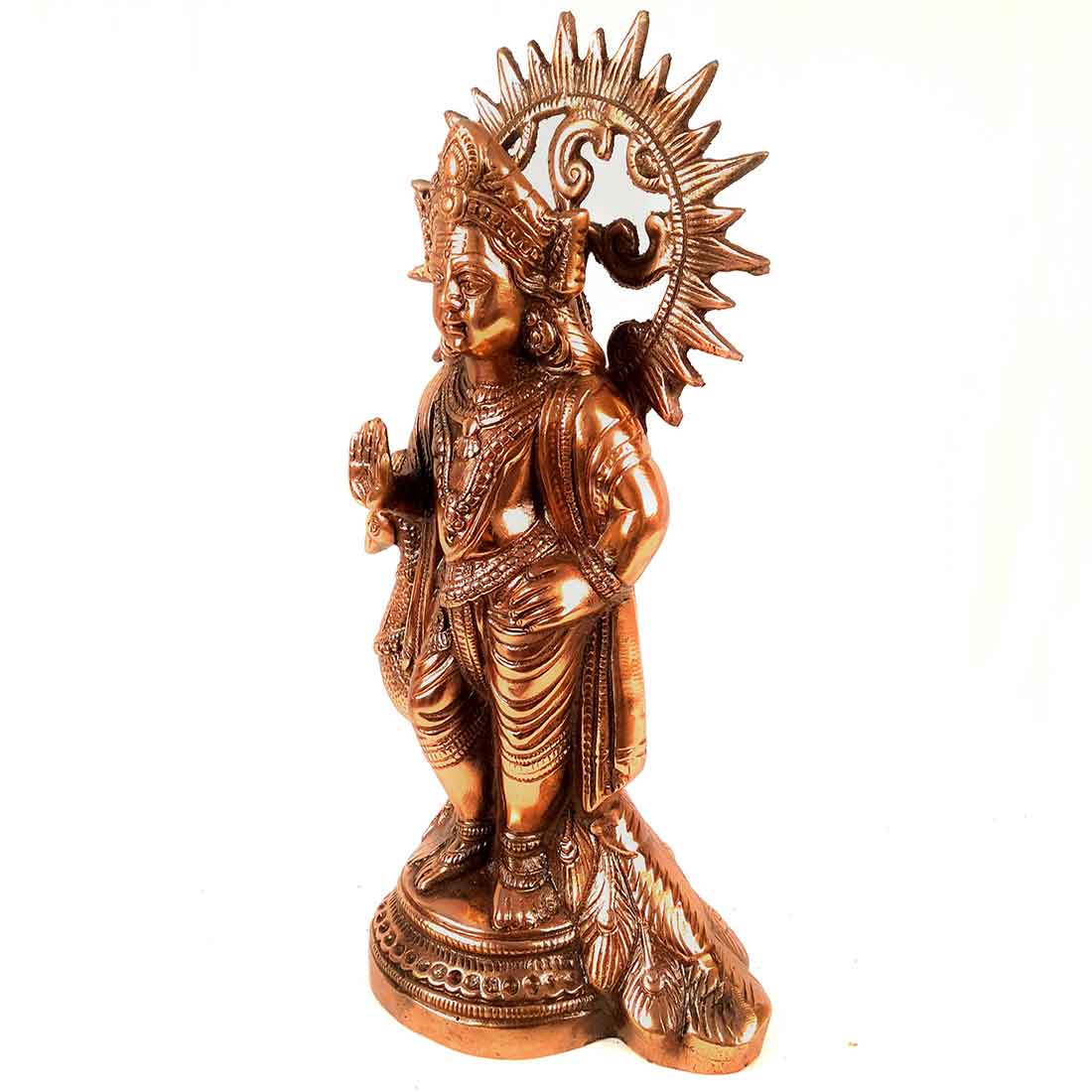 Lord Kartikeya Statue | Swami Bala Murugan Idol - For Pooja & Home Decor - 18 Inch - ApkaMart