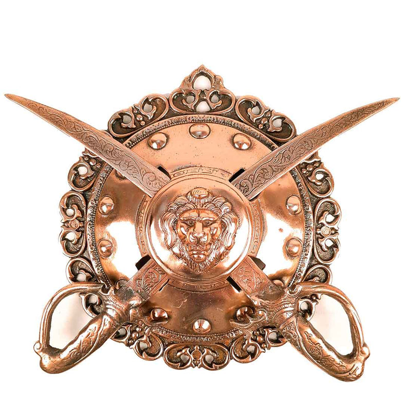 Lion Head Dhal Talwar Set 13 Inch - Apkamart