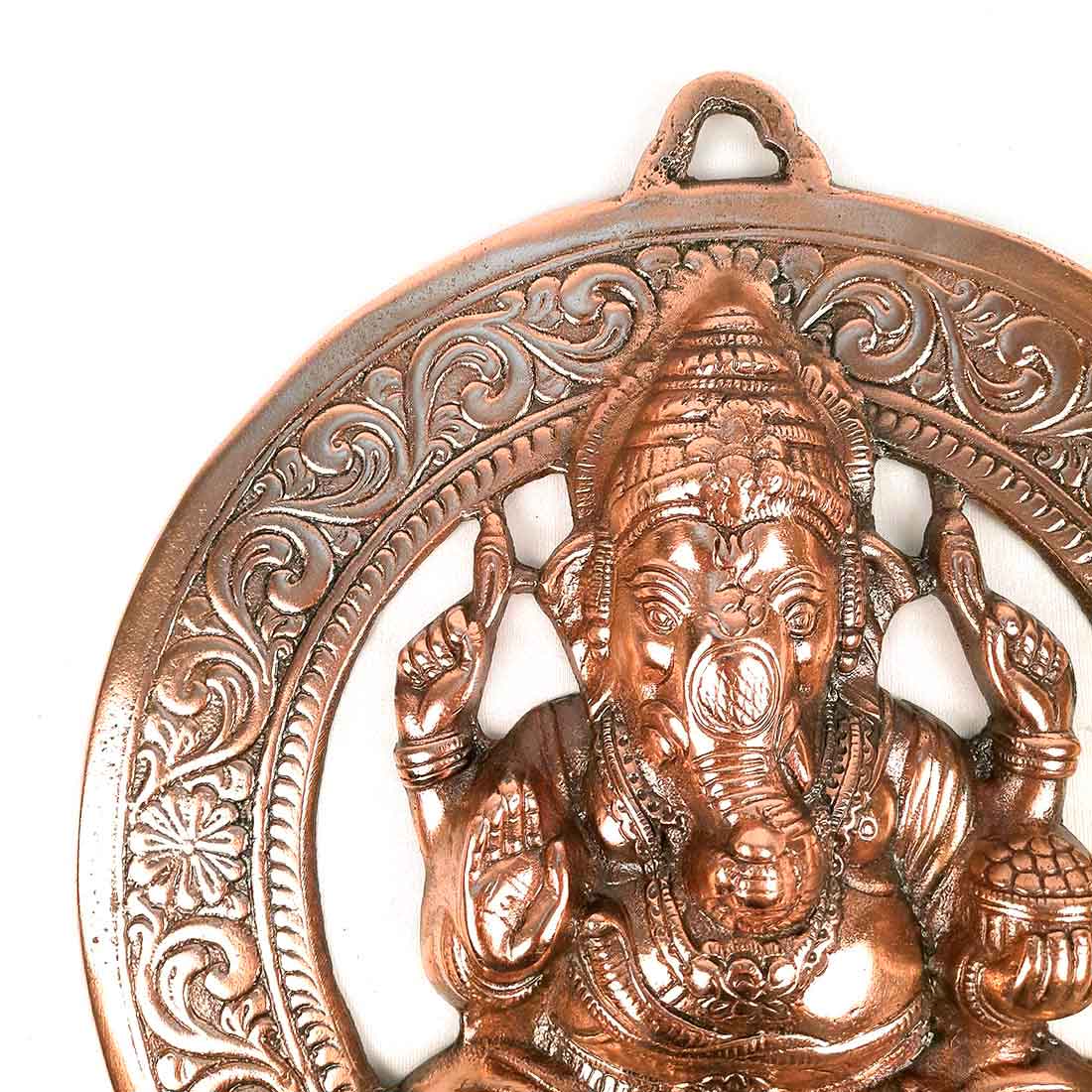 Ganesh Wall Hanging | Ganesha in Blessing Pose - For Home, Wall Decor & Gifts - 14 Inch - Apkamart