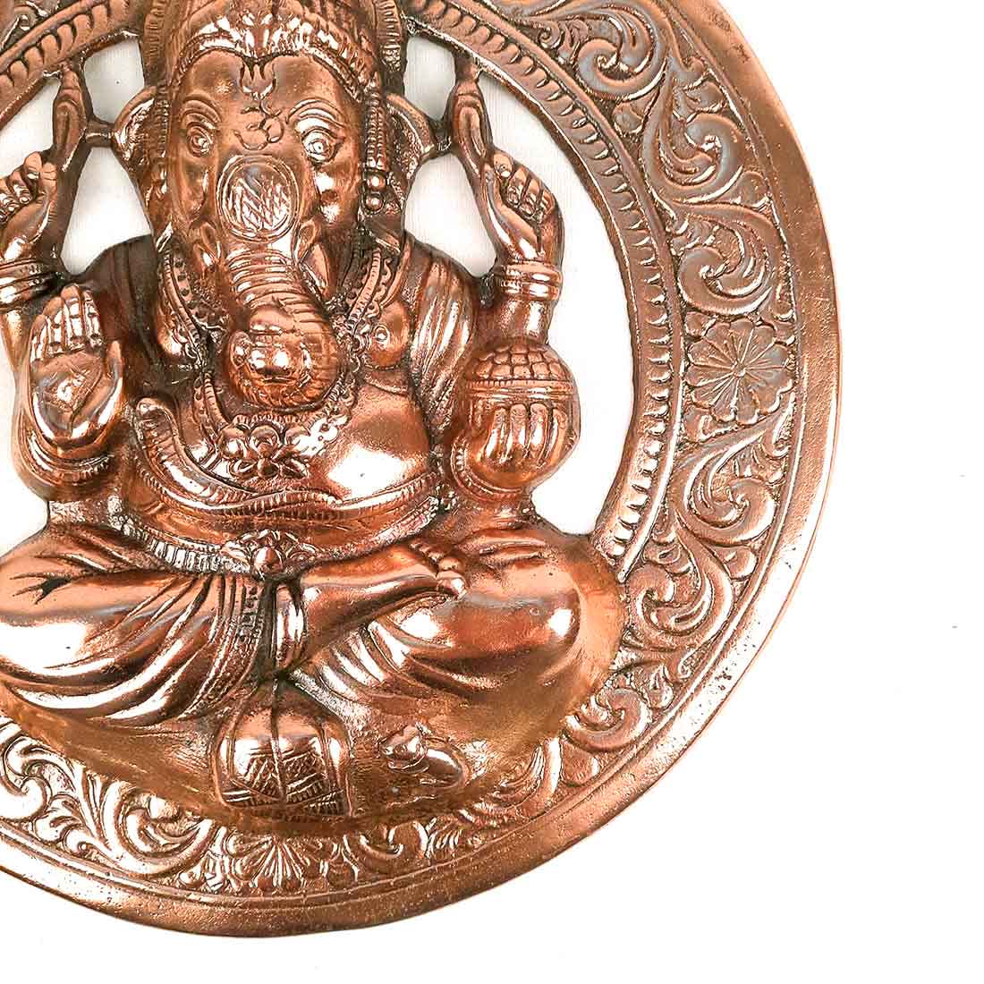 Ganesh Wall Hanging | Ganesha in Blessing Pose - For Home, Wall Decor & Gifts - 14 Inch - Apkamart