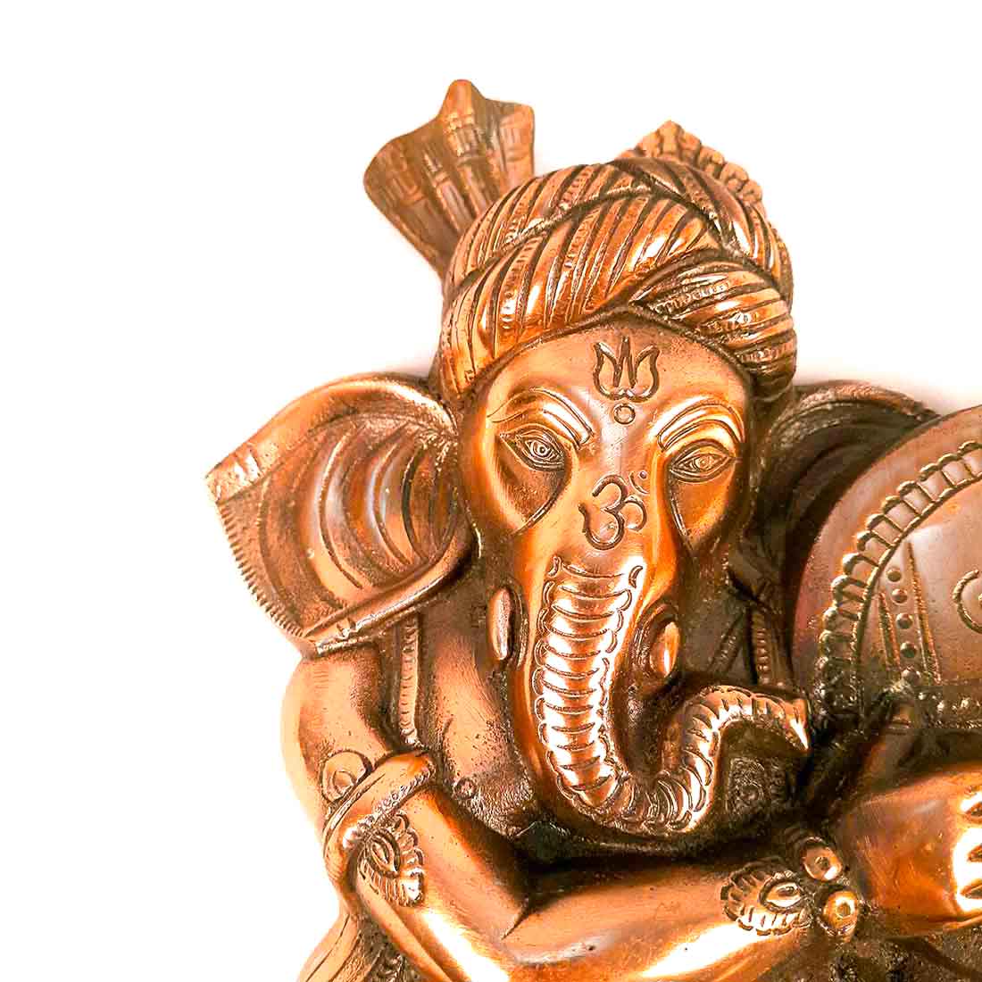 Ganesh ji Wall Hanging - Lord Ganesha Playing Dhapli Showpiece -14 Inch - ApkaMart