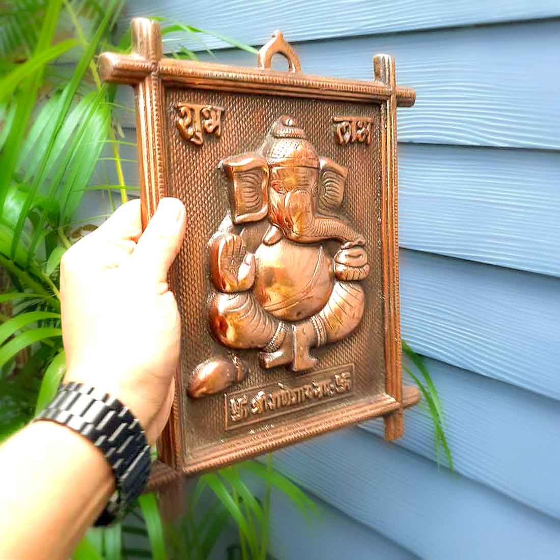 Ganesh Idol Home Entrance | Ganeshji Wall Hanging -12 Inch - ApkaMart