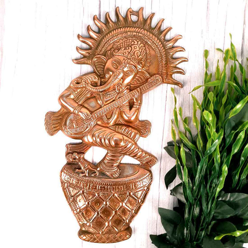 Ganesh Wall Hanging | Wall Decor for Living Room - 17 Inch - ApkaMart