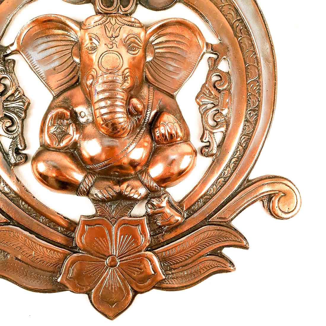 Ganesh Wall Hanging Murti | Ganesha With Om Wall Idol Decor - for Entrance Door | Ganesha Statue Hangings - for Home, Puja, Temple, Religious Decor & Gift -16 Inch