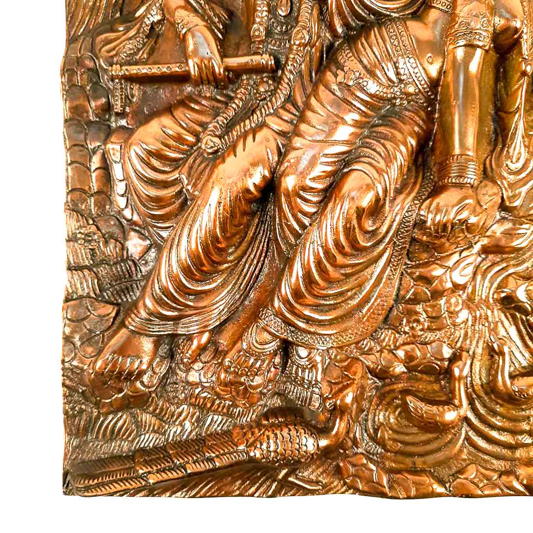 Radha Krishna Wall Hanging Idol | Shri Radha Krishna Wall Hanging Art Statue Murti | Religious & Spiritual Sculpture - for Gift, Home, Living Room, Office, Puja Room Decoration   - 20 inch