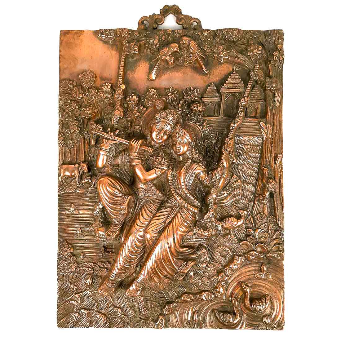 Radha Krishna Wall Hanging -  For for Living Room & Gifts - 21 Inch - ApkaMart
