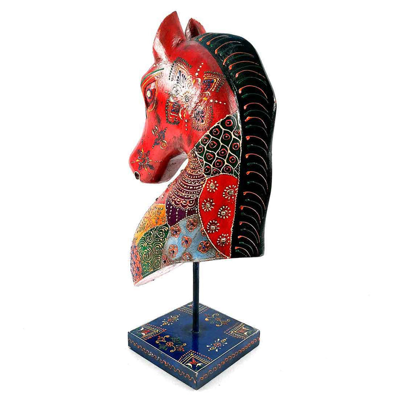Antique Horse Showpiece -  For Table Decor & Gifts - 16 Inch
