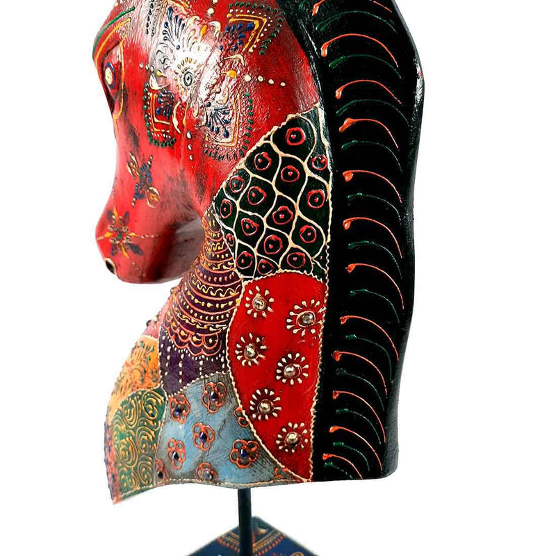 Antique Horse Showpiece -  For Table Decor & Gifts - 16 Inch