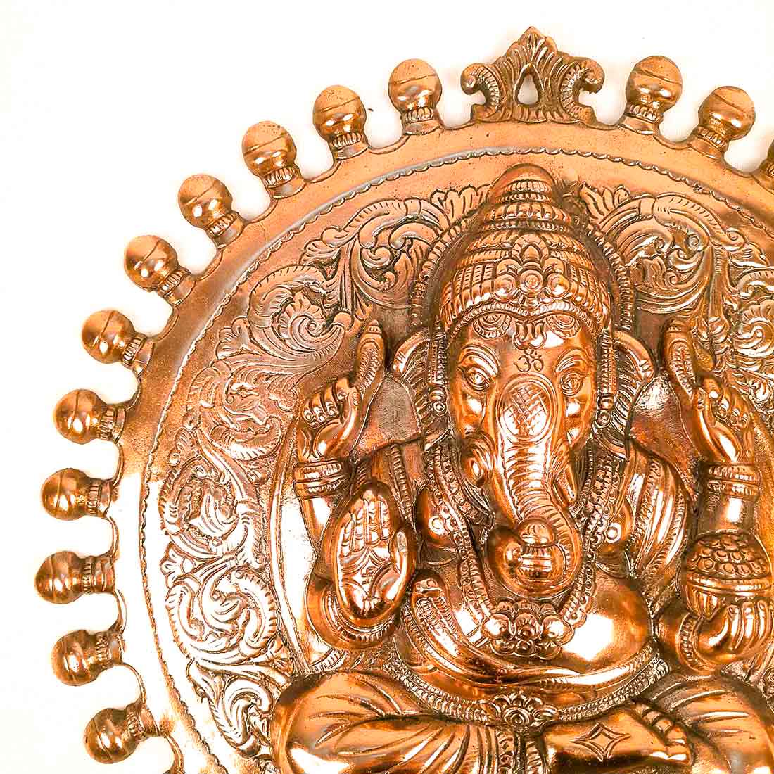 Ganesh Wall Hanging Statue | Lord Ganesha Wall Art - for Home, Puja, Living Room & Office | Antique Idol for Religious & Spiritual Decor  - 16 Inch