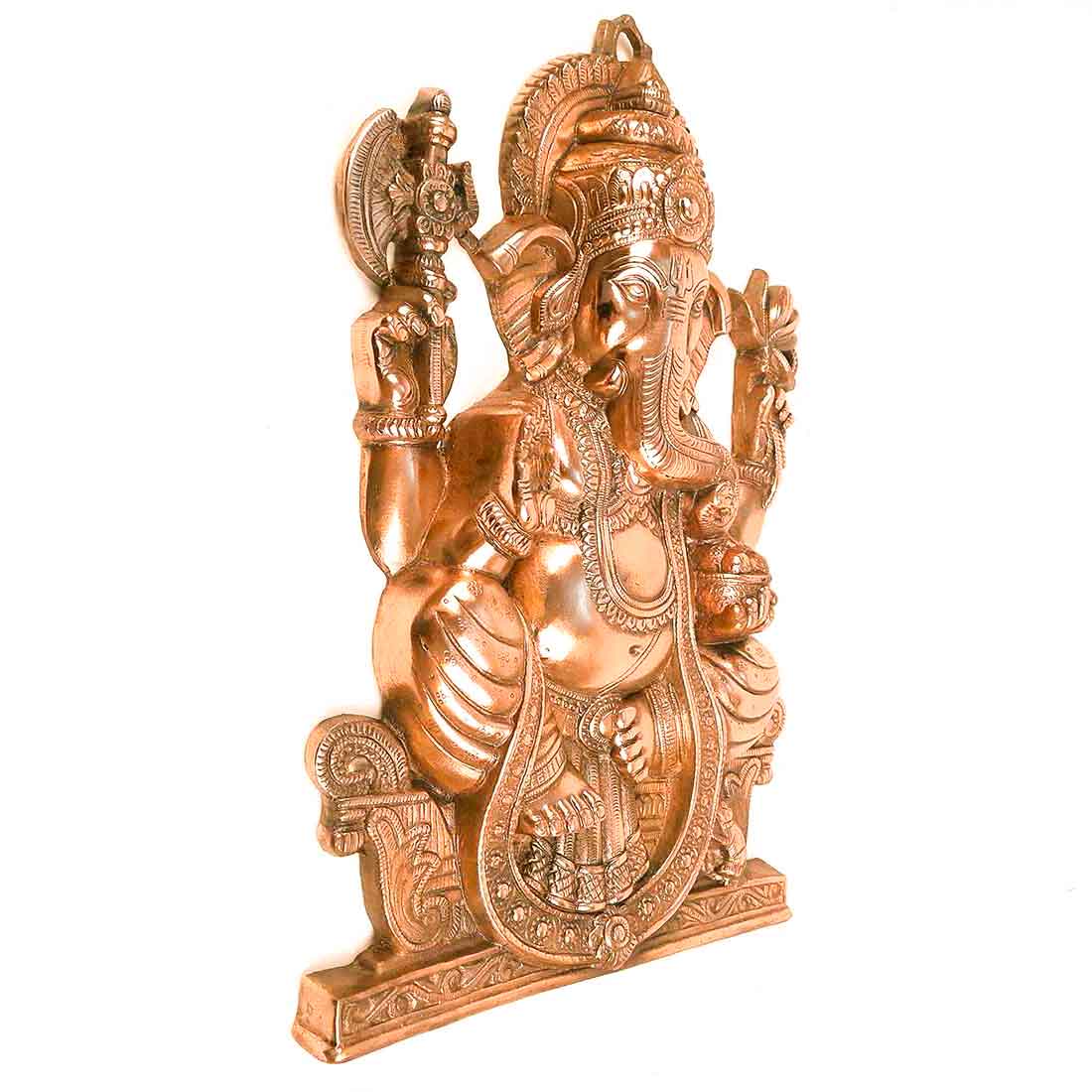 Ganesh Wall Hanging Idol Big | Lord Ganesha Statue Wall Art - For Puja, Home & Main Gate |Religoius & Spiritual Decor for Living Room - 23 Inch