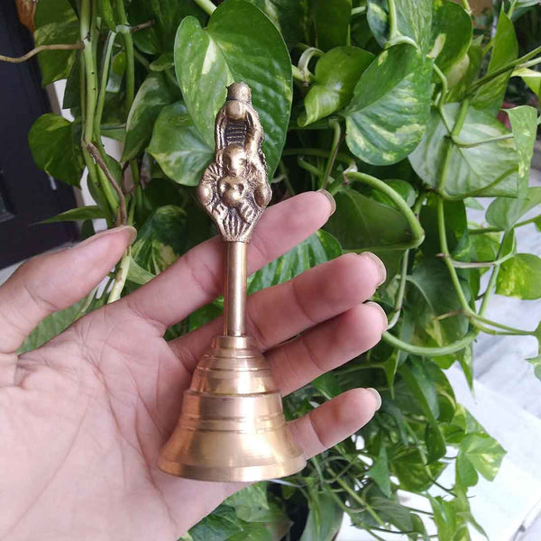Auspicious Puja Bell - For Puja & Aarti -  5 inch - ApkaMart