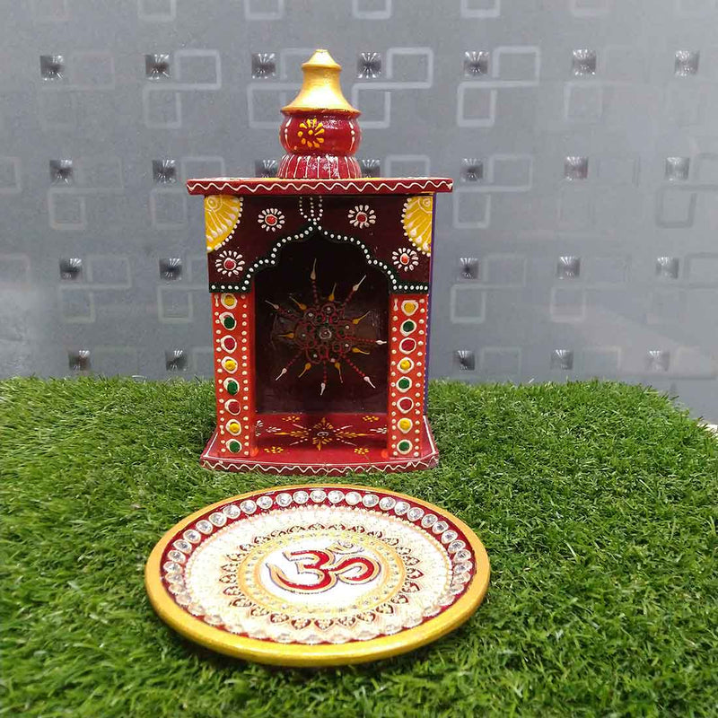 Decorated Pooja Thali - For Puja & Aarti - 6 Inch - ApkaMart