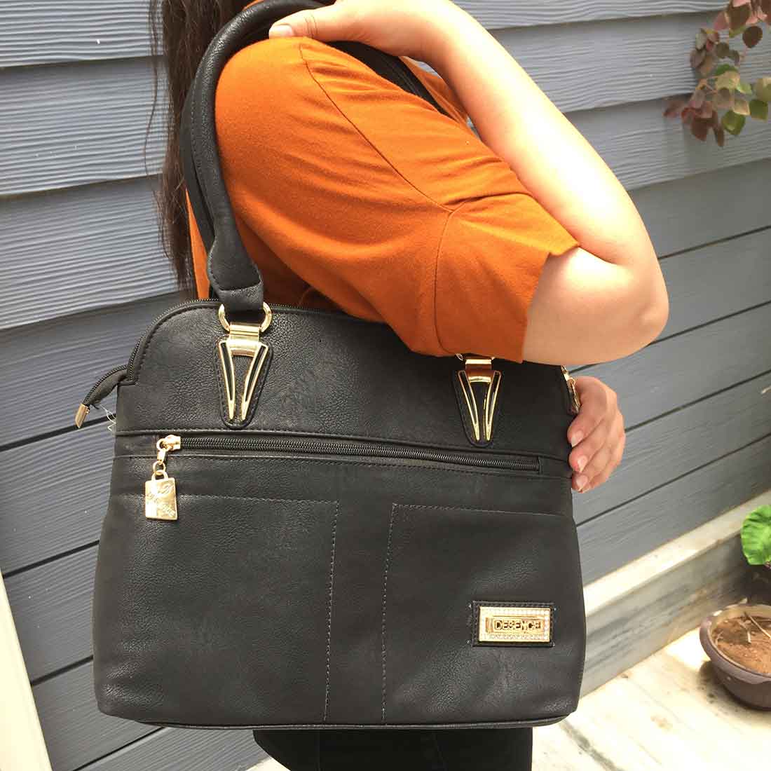 Black Handbags for Women  - Office Bags for Women - ApkaMart