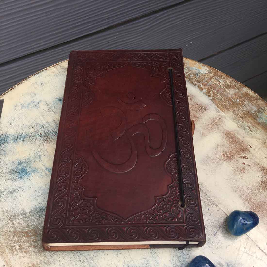 Leather Journal Notebook -  Writing Journals for Men & Women - 9 Inch - ApkaMart
