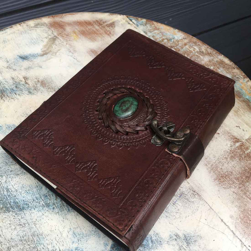 Leather Bound Journal for Men - Writing Journals for Women - 7 Inch - ApkaMart