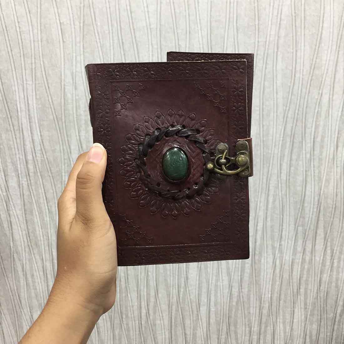 Antique Travel Diary | Leather Notebook for Work - 6 inch - ApkaMart