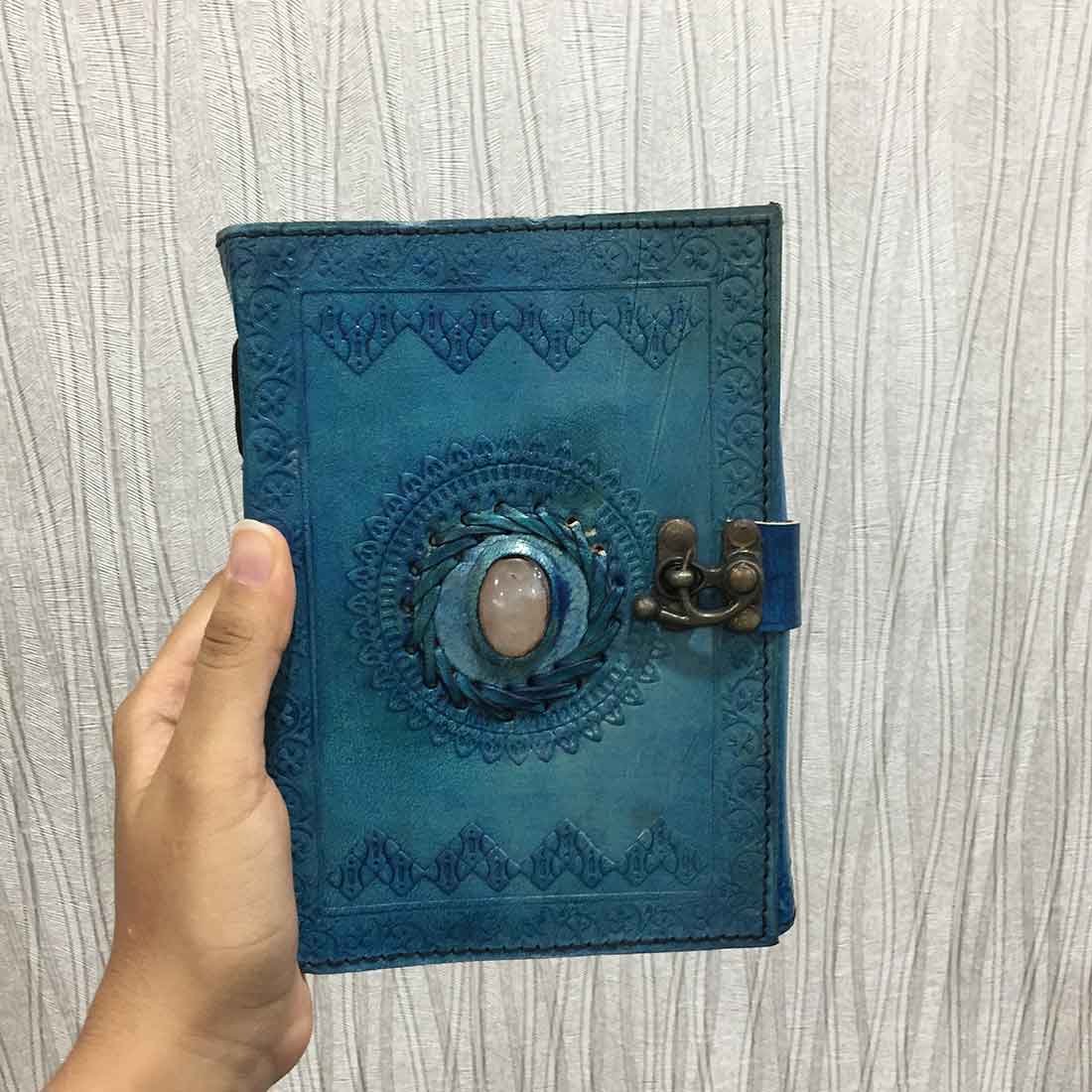 Lock Diary | Leather Diary - For Birthday & Anniversary Gifts - 7 Inch - ApkaMart