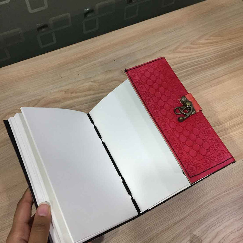 Lock Diary | Leather Diary - For Birthday & Anniversary Gifts - 7 Inch - ApkaMart
