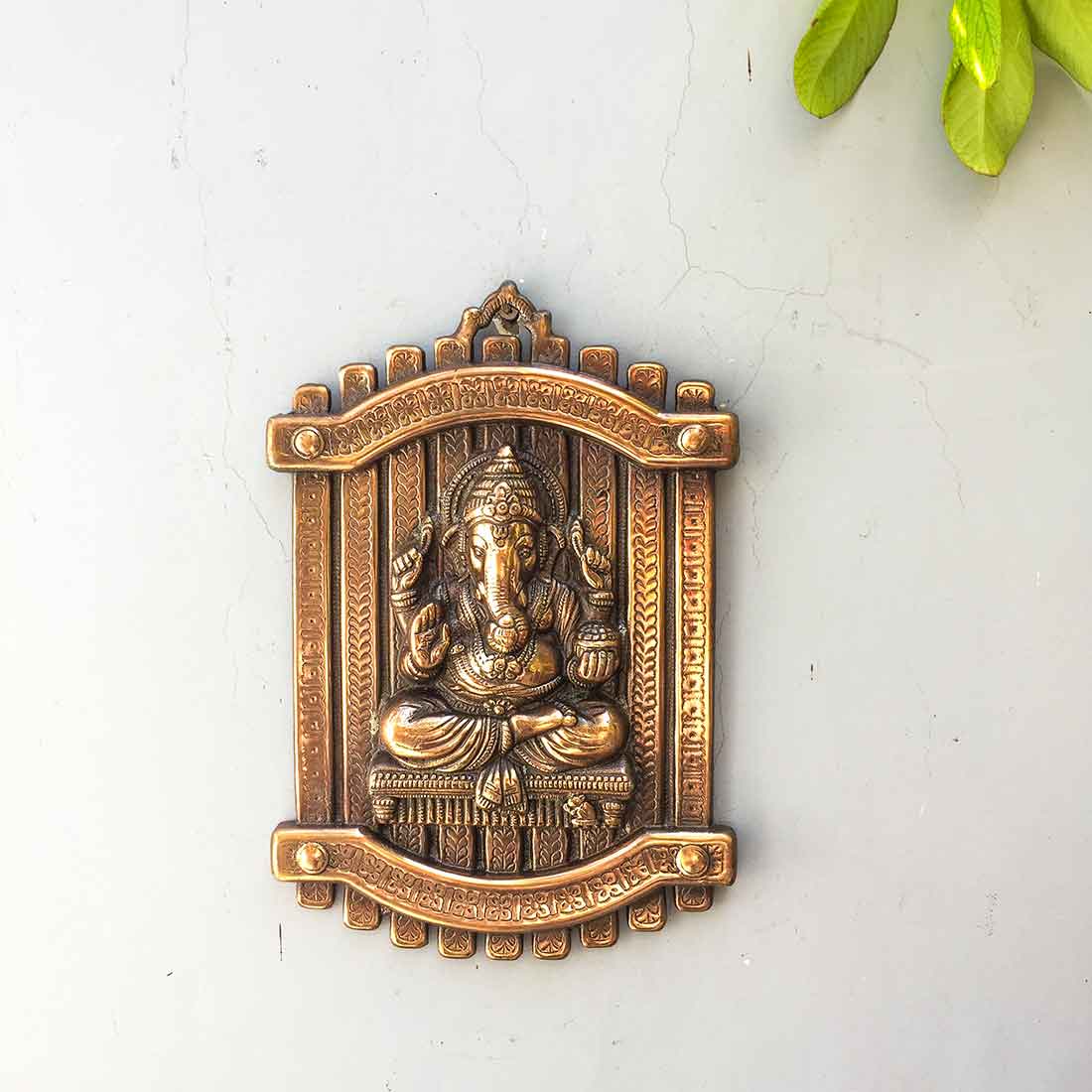 Ganpati Wall Hanging |  Ganesha Wall Decor For Home & Entrance -13 Inch - ApkaMart