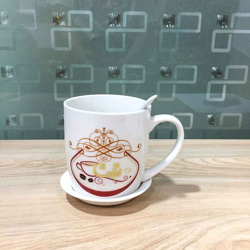 Coffee Mug with Lid - for Tea, Coffee & Gifts - ApkaMart