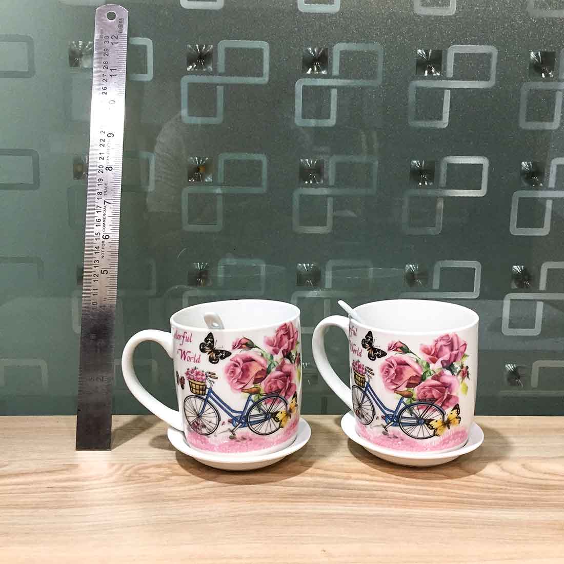 Couple Coffee Mug -  For Anniversary & Valentines Day Gift - ApkaMart