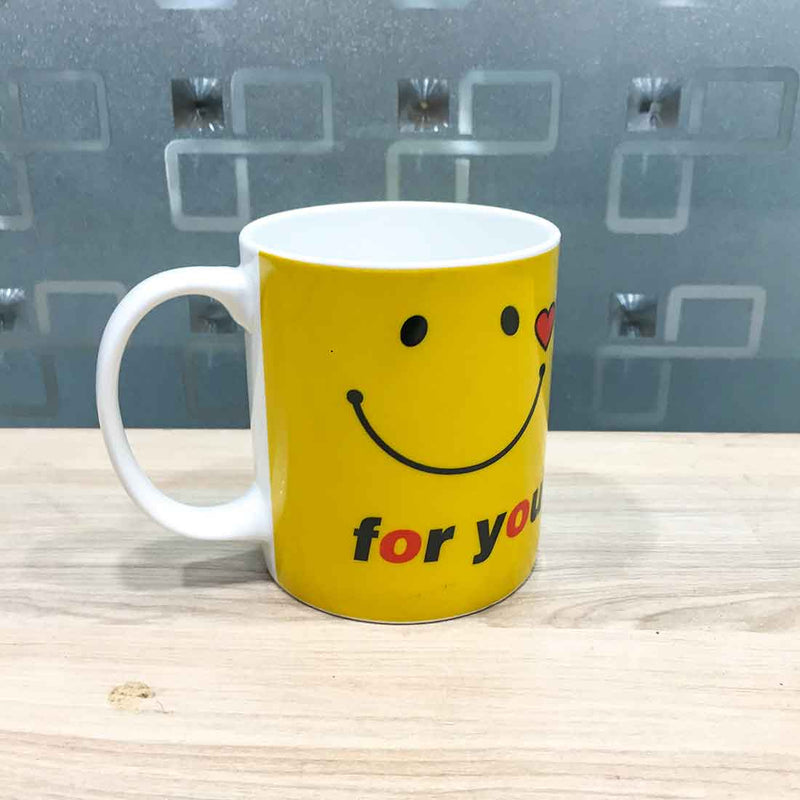 Smiley Coffee Mug - for Tea, Coffee, Milk, Beverage - ApkaMart