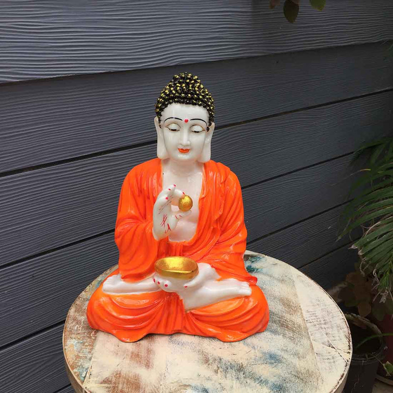 Gautam Buddha Statue - for Home Decor & Gifts -12 Inch - ApkaMart