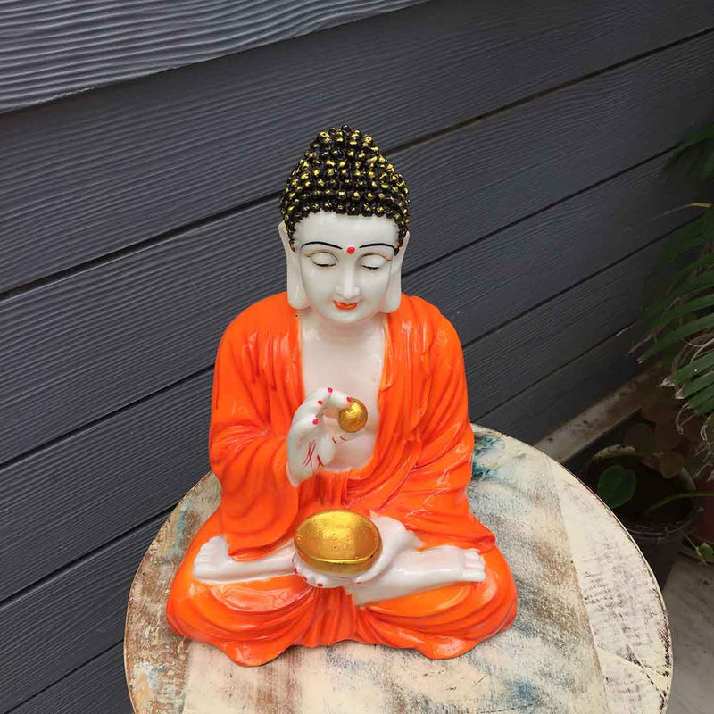 Gautam Buddha Statue - for Home Decor & Gifts -12 Inch - ApkaMart
