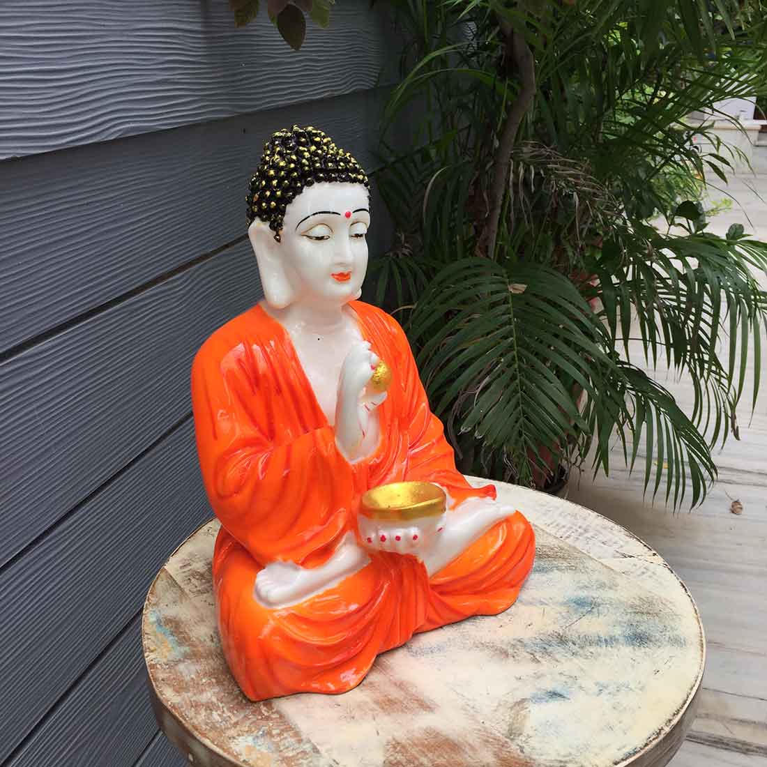 Gautam Buddha Statue - for Home Decor & Gifts -12 Inch - ApkaMart