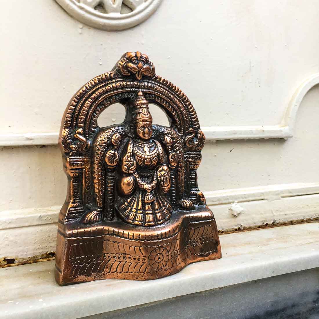 Goddess Padmawati Statue| Devi Padmavati Murti - For Pooja & Mandir - 9 Inch - ApkaMart