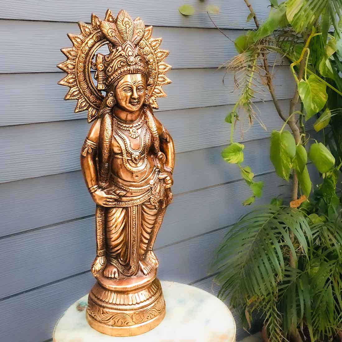Big Krishna Statue - For Pooja, Office & Home decor - 26 Inch - ApkaMart