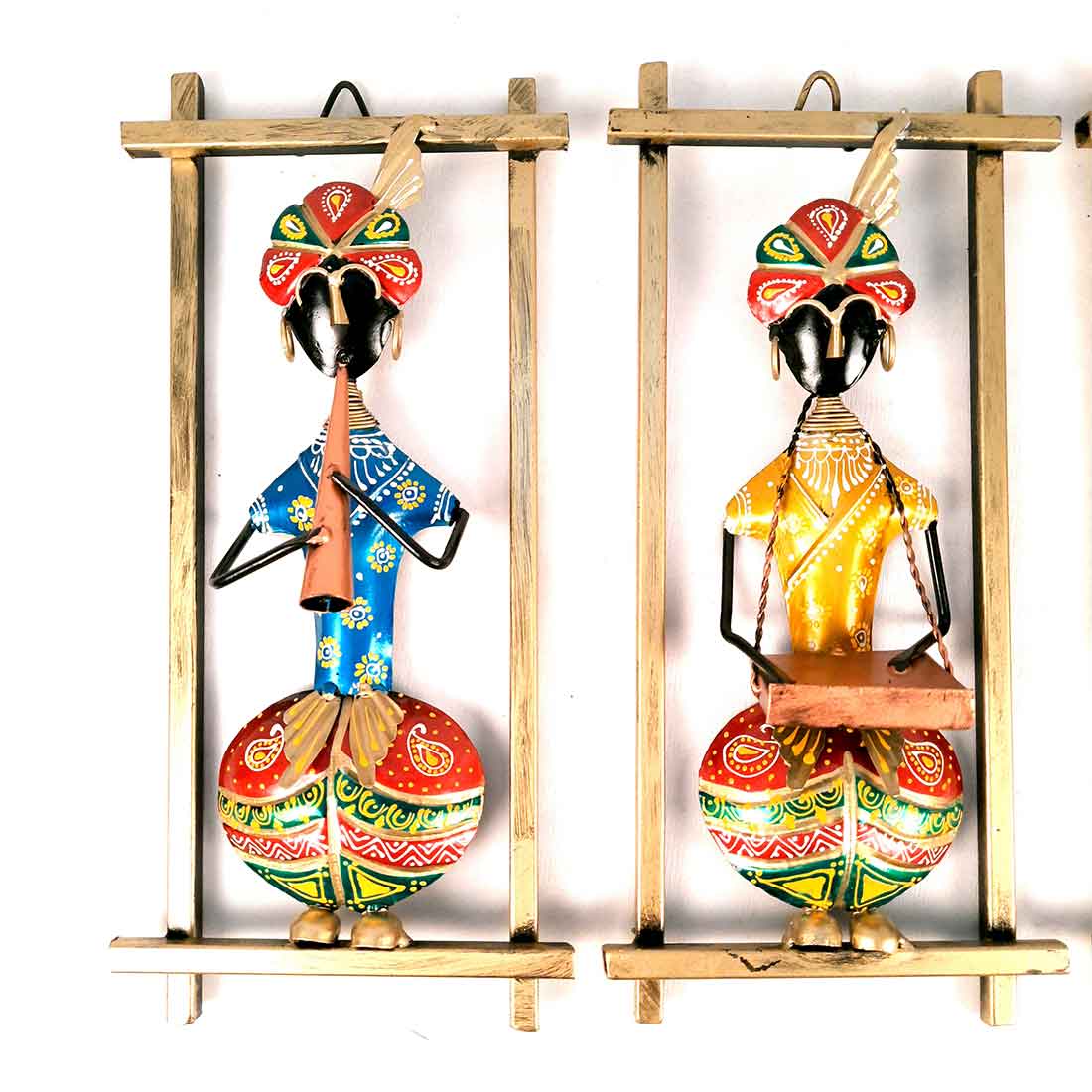 Musicians Wall Hanging - For Living Room Interior Decoration - Set of 3 - 14 Inch