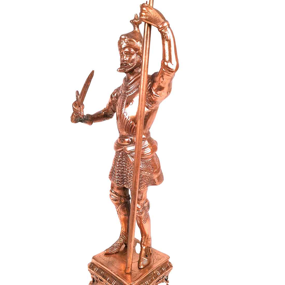 Soldier Figurine | Warrior Statue | Antique Showpieces - For Home, Corner, Living Room, Office, Restaurants Decor - 30 Inch