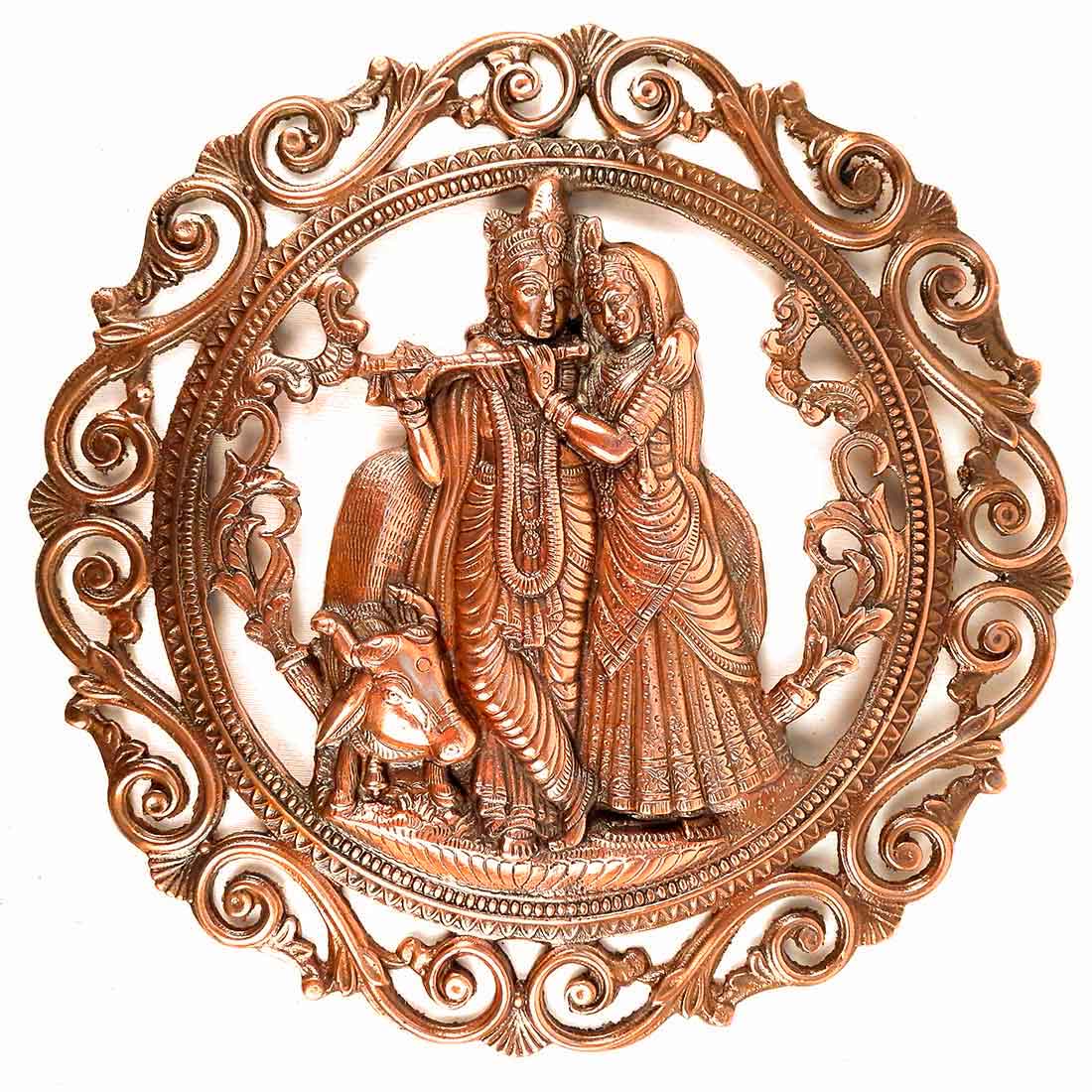 Buy Newven Radhakrishna Murti Idol Showpiece God Statue Gift Home Decor  House Warming, Anniversary Online at Best Prices in India - JioMart.