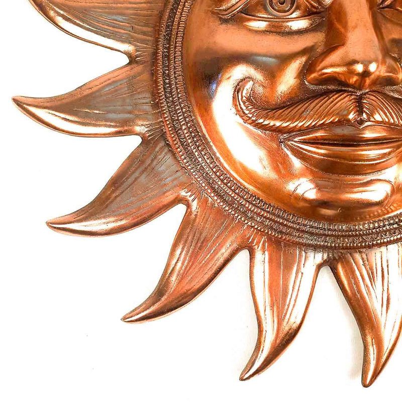 Sun Wall Hanging - For Living Room & Home Decor - 22 Inch - ApkaMart