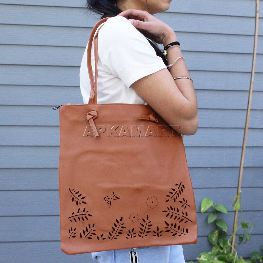 Ladies Handbags | Big Shoulder Bags for Ladies - 13 Inch - ApkaMart