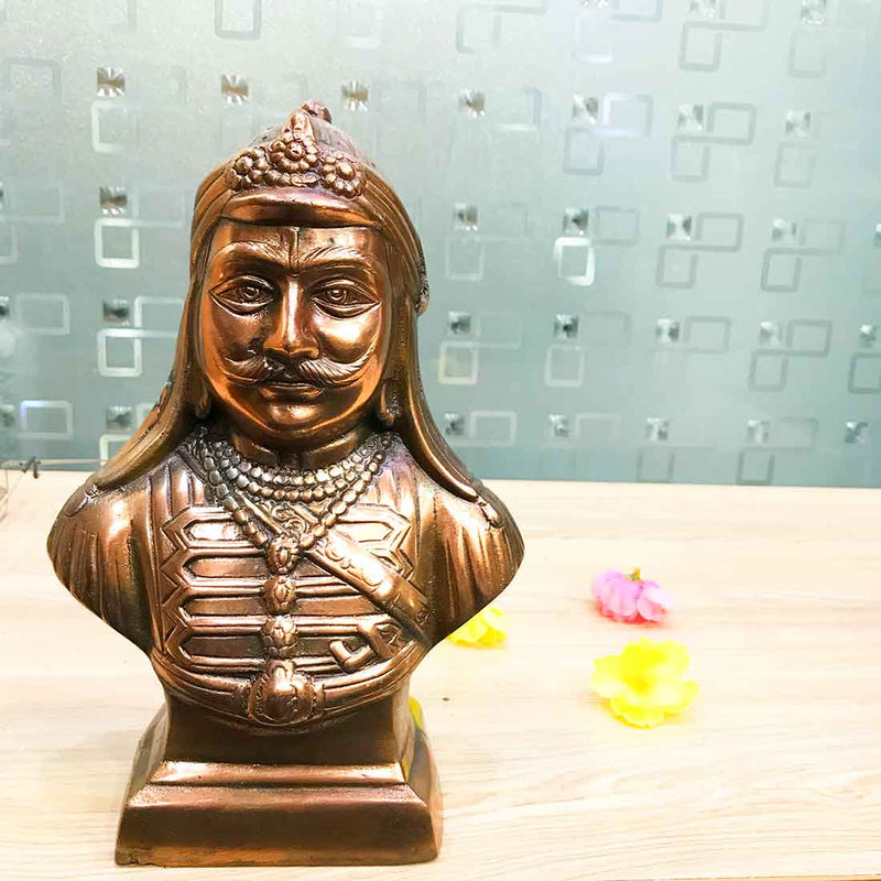 Maharana Pratap Statue   - Human Figurine - Unique Showpiece for Living Room -10 Inch - ApkaMart