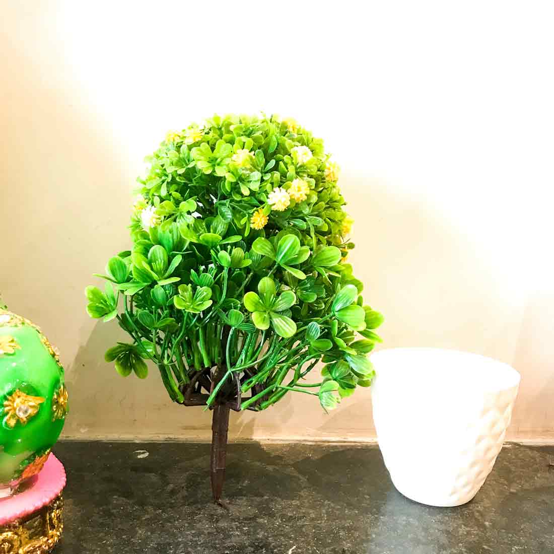Plastic Potted Plants - Plastic Flowers for Decoration - ApkaMart