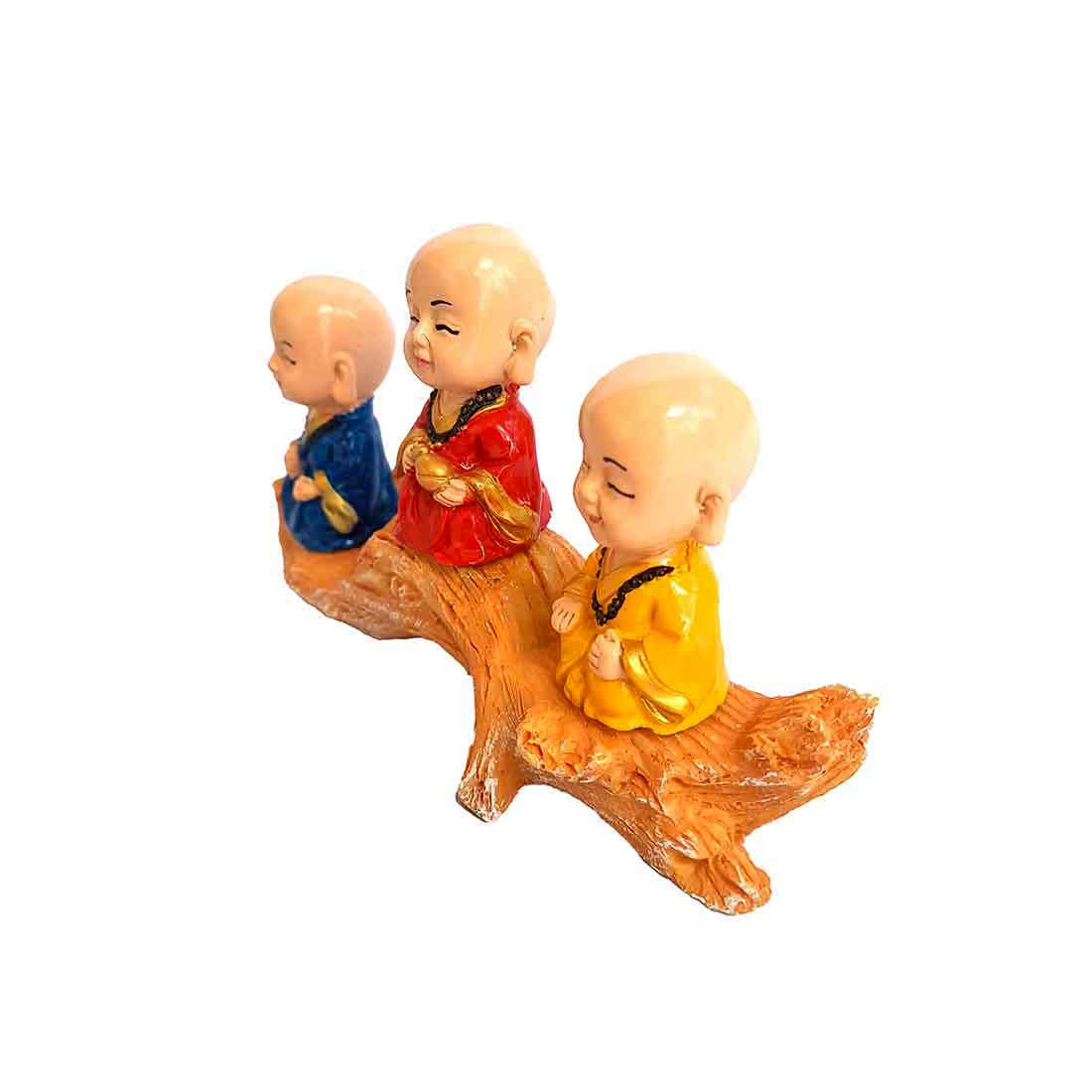 Baby Monk Showpiece - for Car Dashboard - 3 Inch - ApkaMart