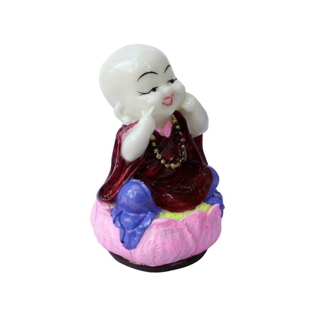 Baby Monk Showpiece -  for Table Decoration & Gifts  - 6 Inch - ApkaMart
