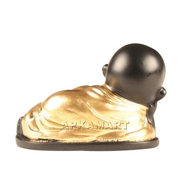 Decorative Tealight Candle Holder - Baby Monk Design -  4 Inch - ApkaMart