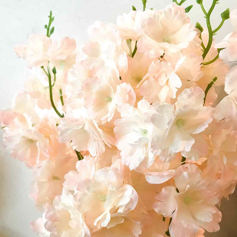 Artificial Flower Bouquet - Peach Flower - Plastic Flowers for Decoration - ApkaMart