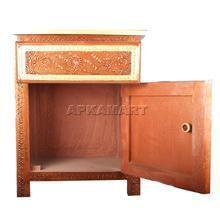 Bedside Table with Drawer | Side Table for Bedroom with Storage - 21 Inch - ApkaMart