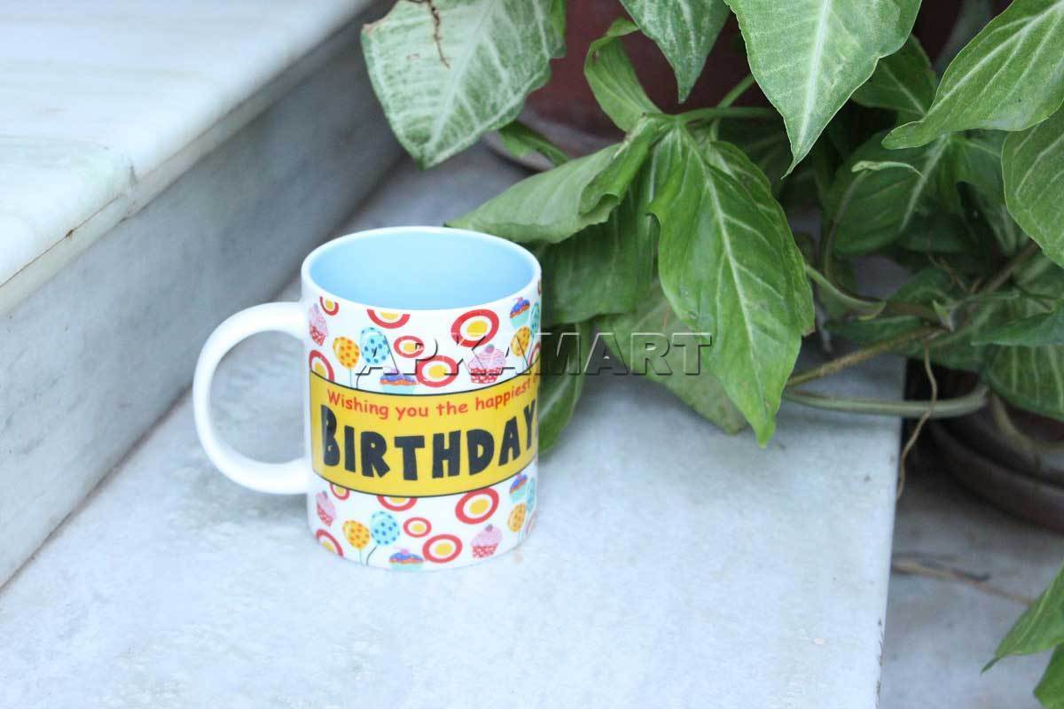 Send Conventional Birthday Personalised Mug Gift Online, Rs.3354 |  FlowerAura