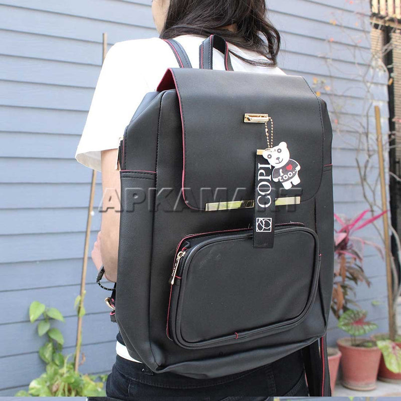 Stylish Backpack Bag - for Women, Girls -16 Inch - ApkaMart