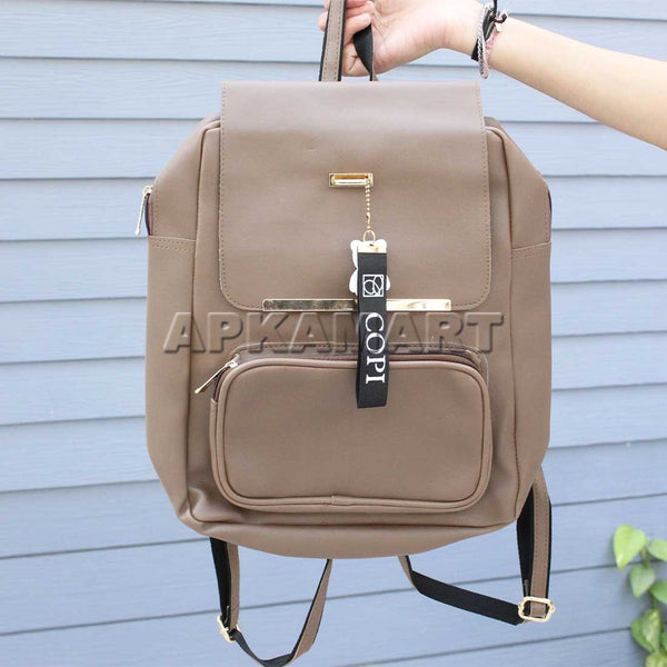 Stylish Backpack Bag -For Women, Girls|Office |School | College| Teens & Students  -16 Inch - ApkaMart