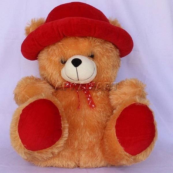 Brown Hat Teddy Bear - ApkaMart