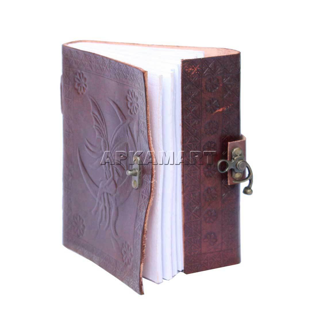 Personal Diary with Lock | Leather Journal - For Men & Women - 7 inch - ApkaMart