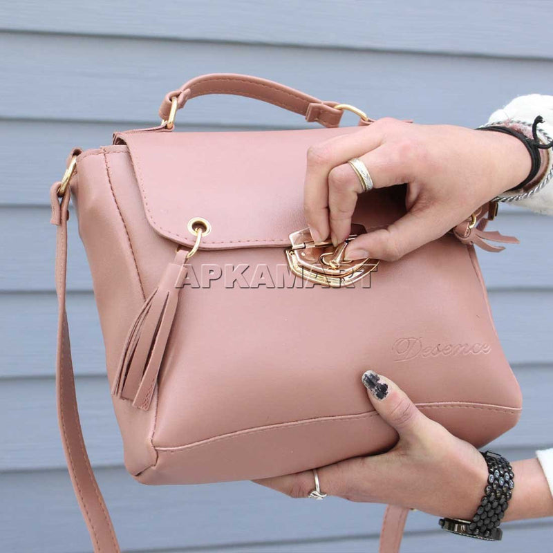 Sling Handbag | Ladies Shoulder Bag - 10 Inch - ApkaMart